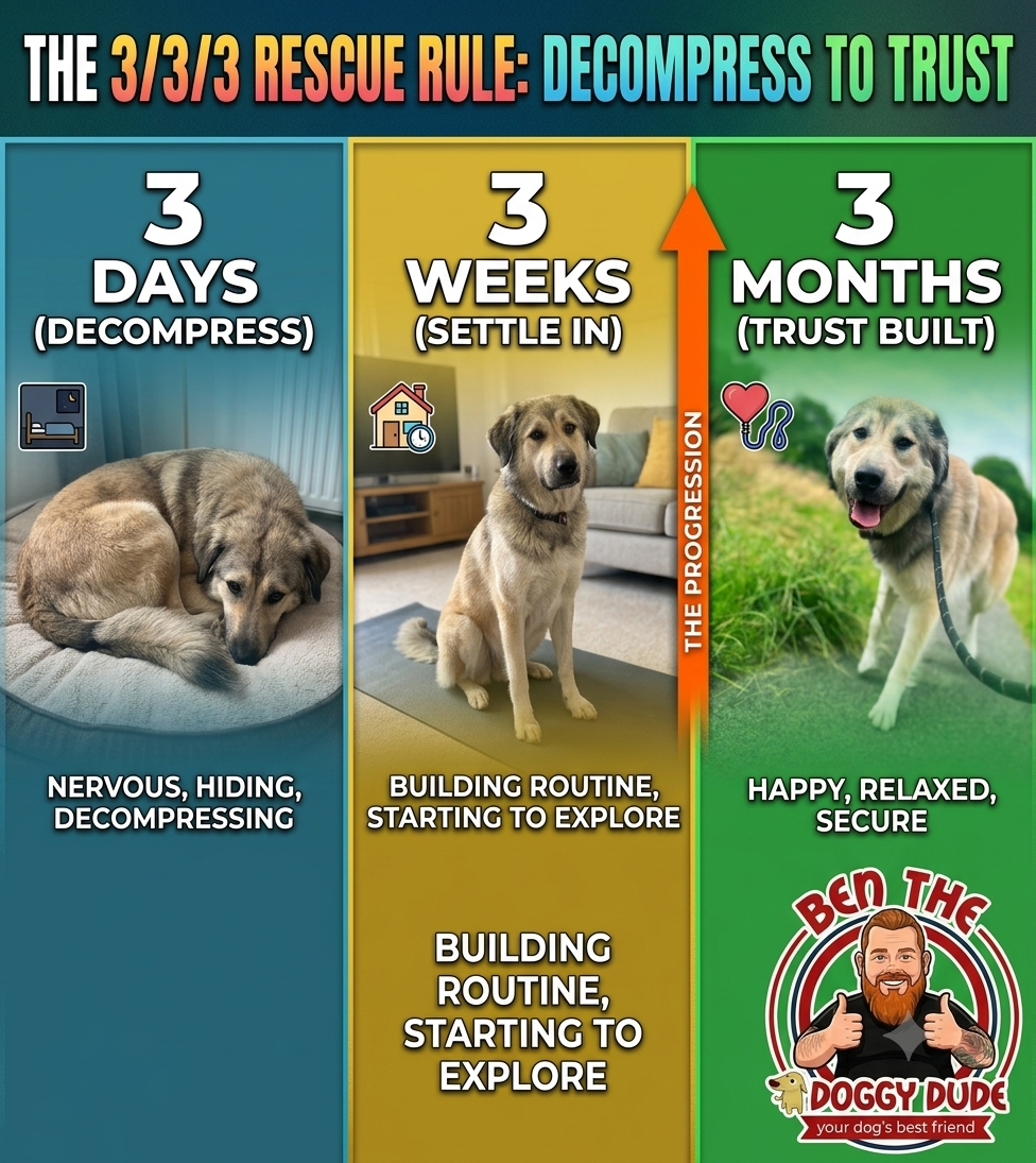 3/3/3 Rule For Rescue Dogs